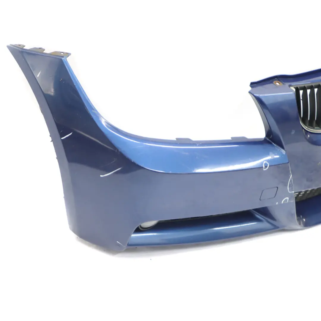 Front Bumper M Sport Complete Trim Panel Le Mans Blue Metallic - 381 to BMW E90 E91 with Part number 0033536 BMW E90 E91 Front Bumper M Sport Complete Trim Panel Le Mans Blue Metallic - 381 - SKU 0033536-LMB2 - Part number 0033536