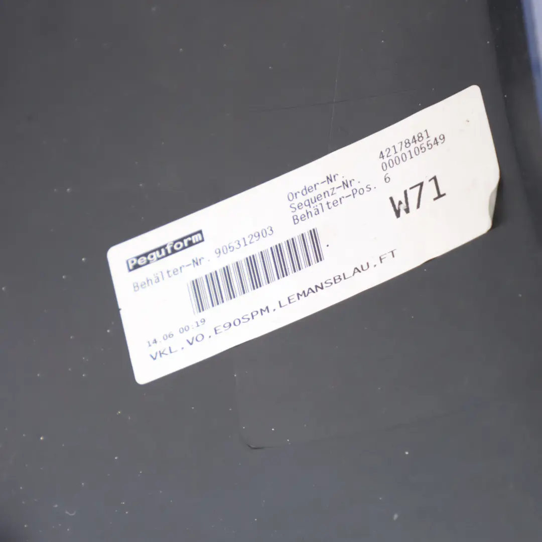 BMW E90 E91 Front Bumper M Sport Complete Trim Panel Le Mans Blue Metallic - 381 - SKU 0033536-LMB2 - Part number 0033536