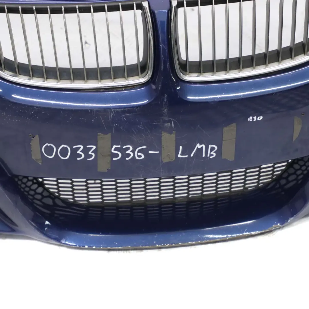 BMW E90 E91 M Sport Complete Front Bumper Trim Panel Le Mans Blue Metallic 381 - SKU 0033536-LMB - Part number 0033536