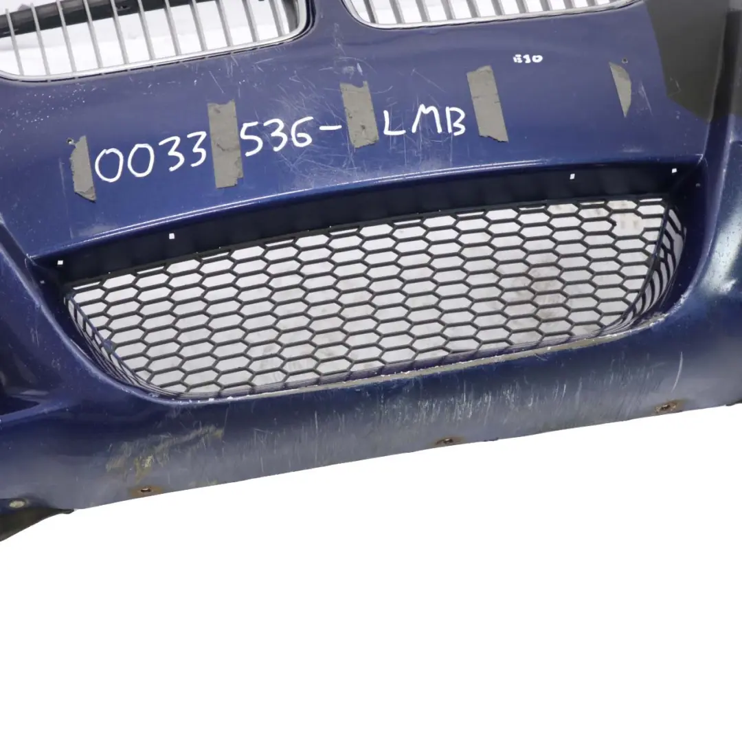 Complete Front Bumper Trim Panel Le Mans Blue Metallic 381 to BMW E90 E91 M Sport with Part number 0033536 BMW E90 E91 M Sport Complete Front Bumper Trim Panel Le Mans Blue Metallic 381 - SKU 0033536-LMB - Part number 0033536