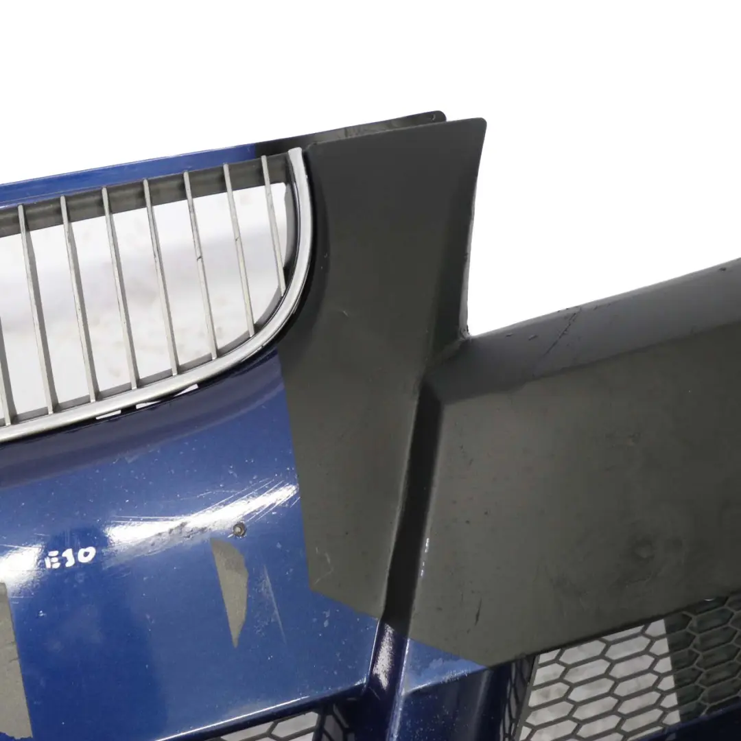 Complete Front Bumper Trim Panel Le Mans Blue Metallic 381 to BMW E90 E91 M Sport with Part number 0033536 BMW E90 E91 M Sport Complete Front Bumper Trim Panel Le Mans Blue Metallic 381 - SKU 0033536-LMB - Part number 0033536