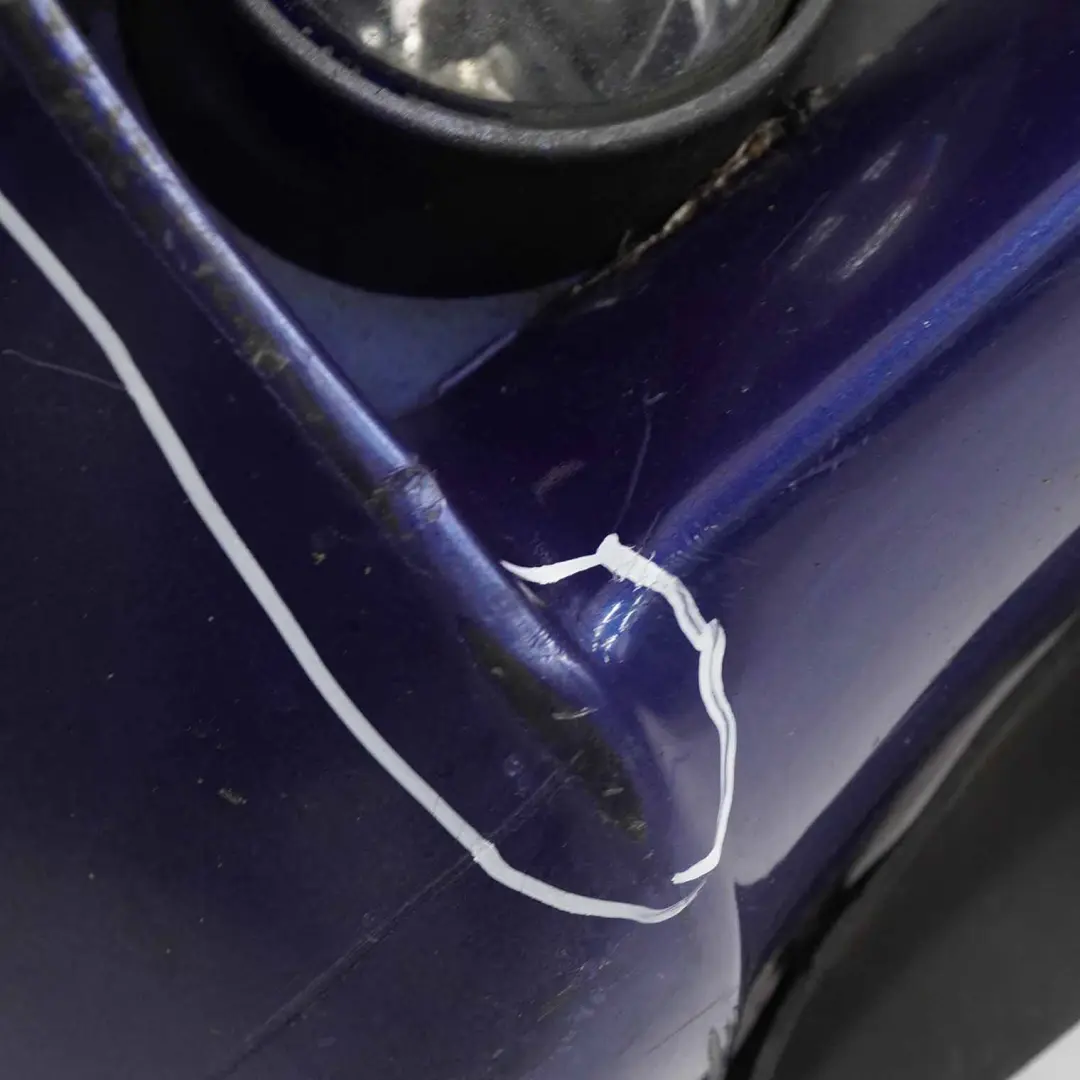 BMW E90 E91 Front Bumper M Sport Complete Trim Panel Montegoblau Blue - A51 - SKU 0033536-MTB - Part number 0033536