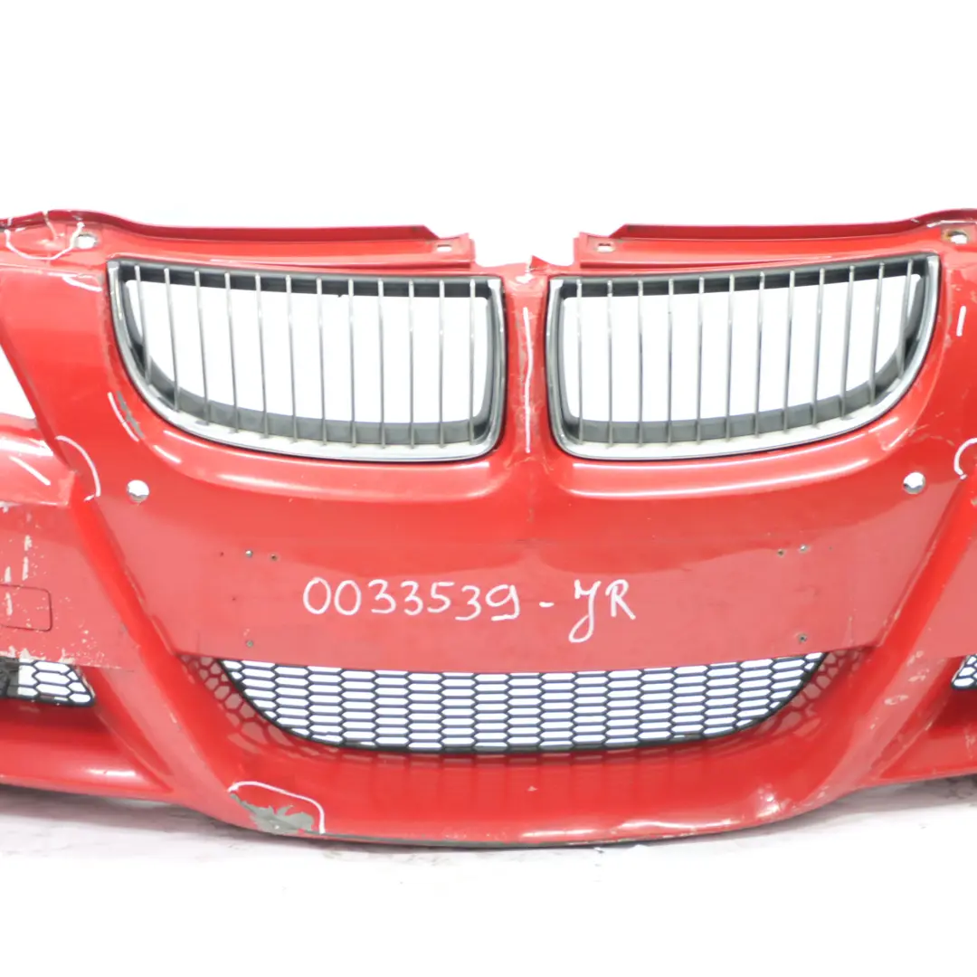 BMW E90 E91 Front Bumper M Sport Trim Panel Complete Japan Red - 438 - SKU 0033539-JR - Part number 0033539