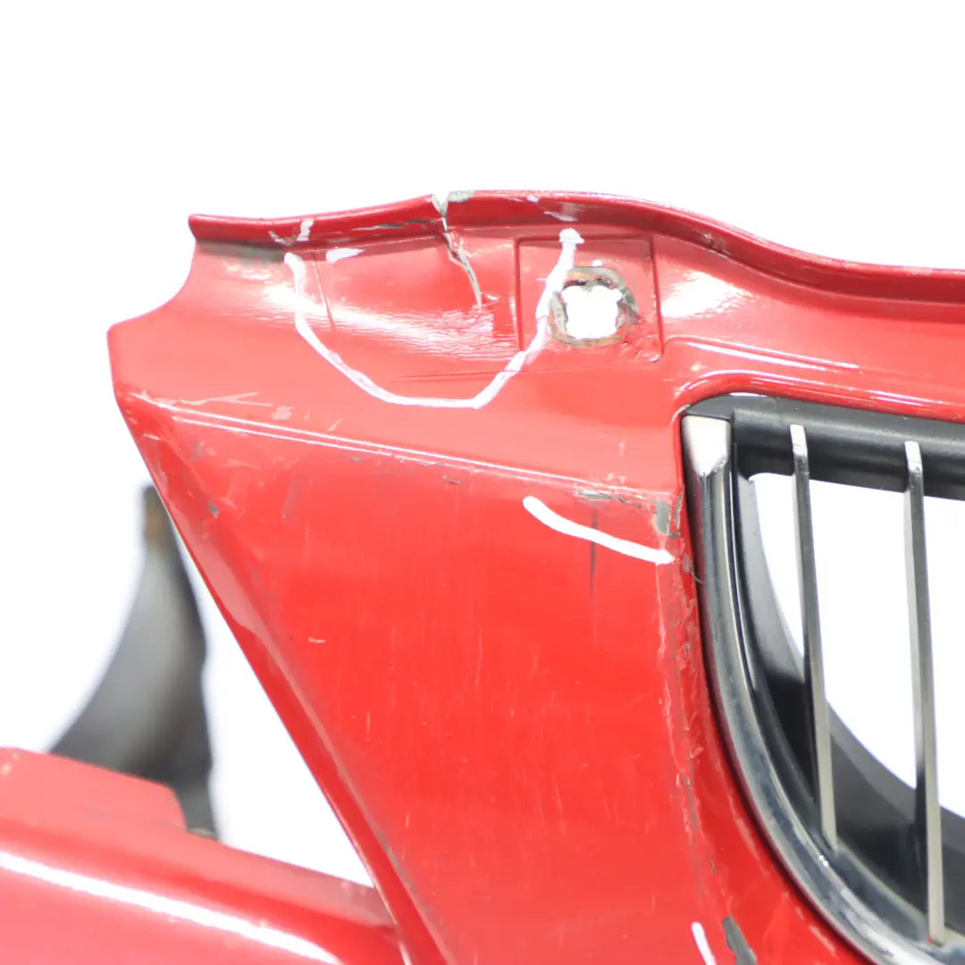 Front Bumper M Sport Trim Panel Complete Japan Red - 438 to BMW E90 E91 with Part number 0033539 BMW E90 E91 Front Bumper M Sport Trim Panel Complete Japan Red - 438 - SKU 0033539-JR - Part number 0033539