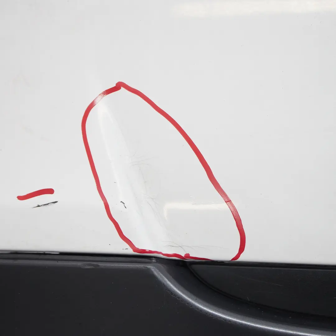 Bumper BMW E90 M Sport Trim Panel PDC Alpinweiss 3 Alpine White - 300 to Rear with Part number 0033541 Rear Bumper BMW E90 M Sport Trim Panel PDC Alpinweiss 3 Alpine White - 300 - SKU 0033541-AW1 - Part number 0033541