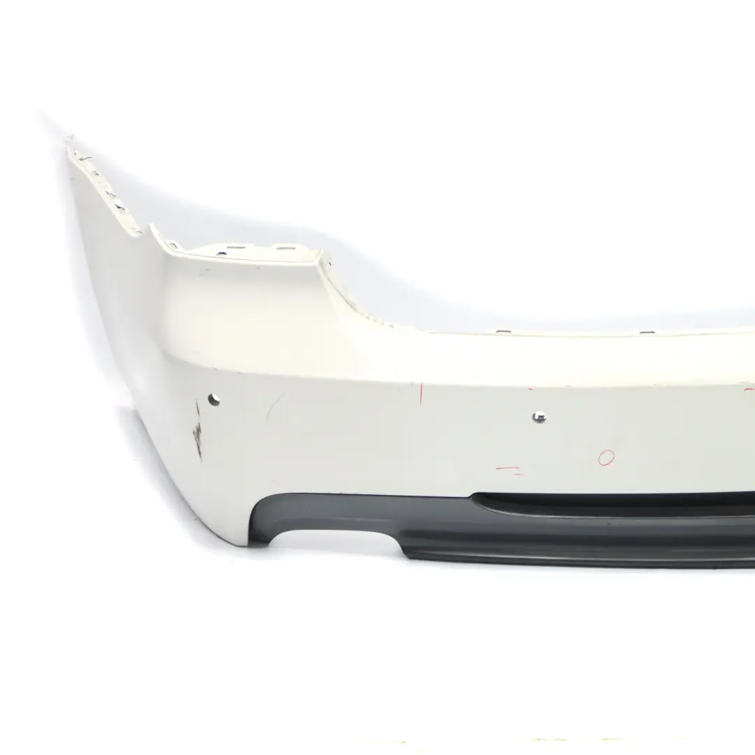 Bumper BMW E90 M Sport Trim Panel PDC Alpinweiss 3 Alpine White - 300 to Rear with Part number 0033541 Rear Bumper BMW E90 M Sport Trim Panel PDC Alpinweiss 3 Alpine White - 300 - SKU 0033541-AW3 - Part number 0033541