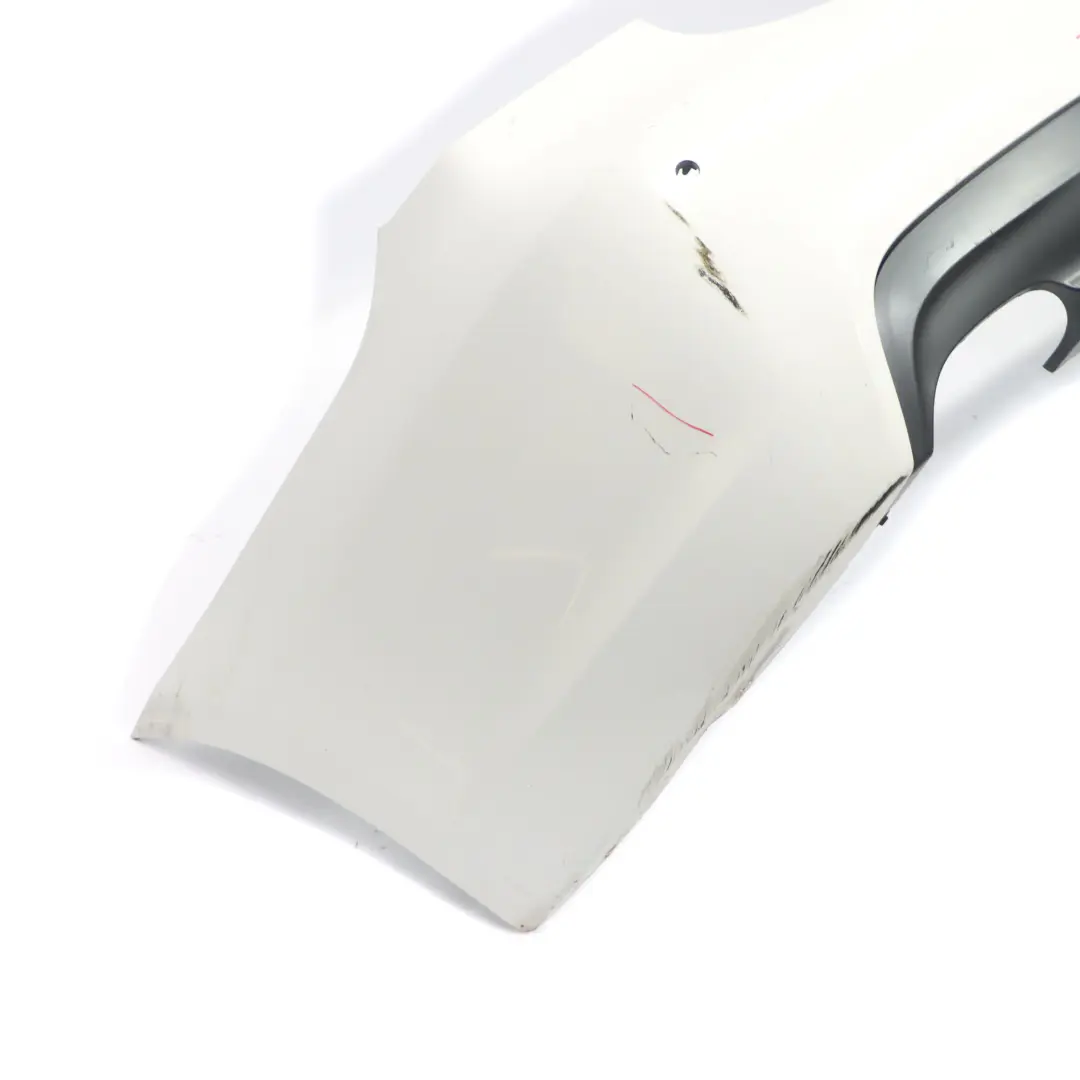 Bumper BMW E90 M Sport Trim Panel PDC Alpinweiss 3 Alpine White - 300 to Rear with Part number 0033541 Rear Bumper BMW E90 M Sport Trim Panel PDC Alpinweiss 3 Alpine White - 300 - SKU 0033541-AW3 - Part number 0033541