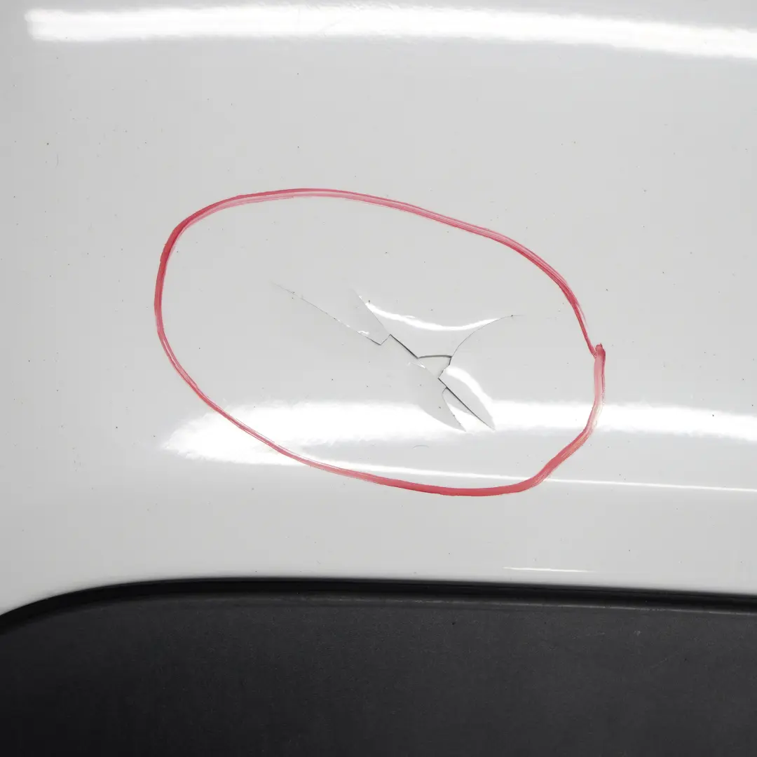 Bumper BMW E90 LCI M Sport Trim Panel PDC Alpinweiss 3 Alpine White - 300 to Rear with Part number 0033541 Rear Bumper BMW E90 LCI M Sport Trim Panel PDC Alpinweiss 3 Alpine White - 300 - SKU 0033541-AW - Part number 0033541