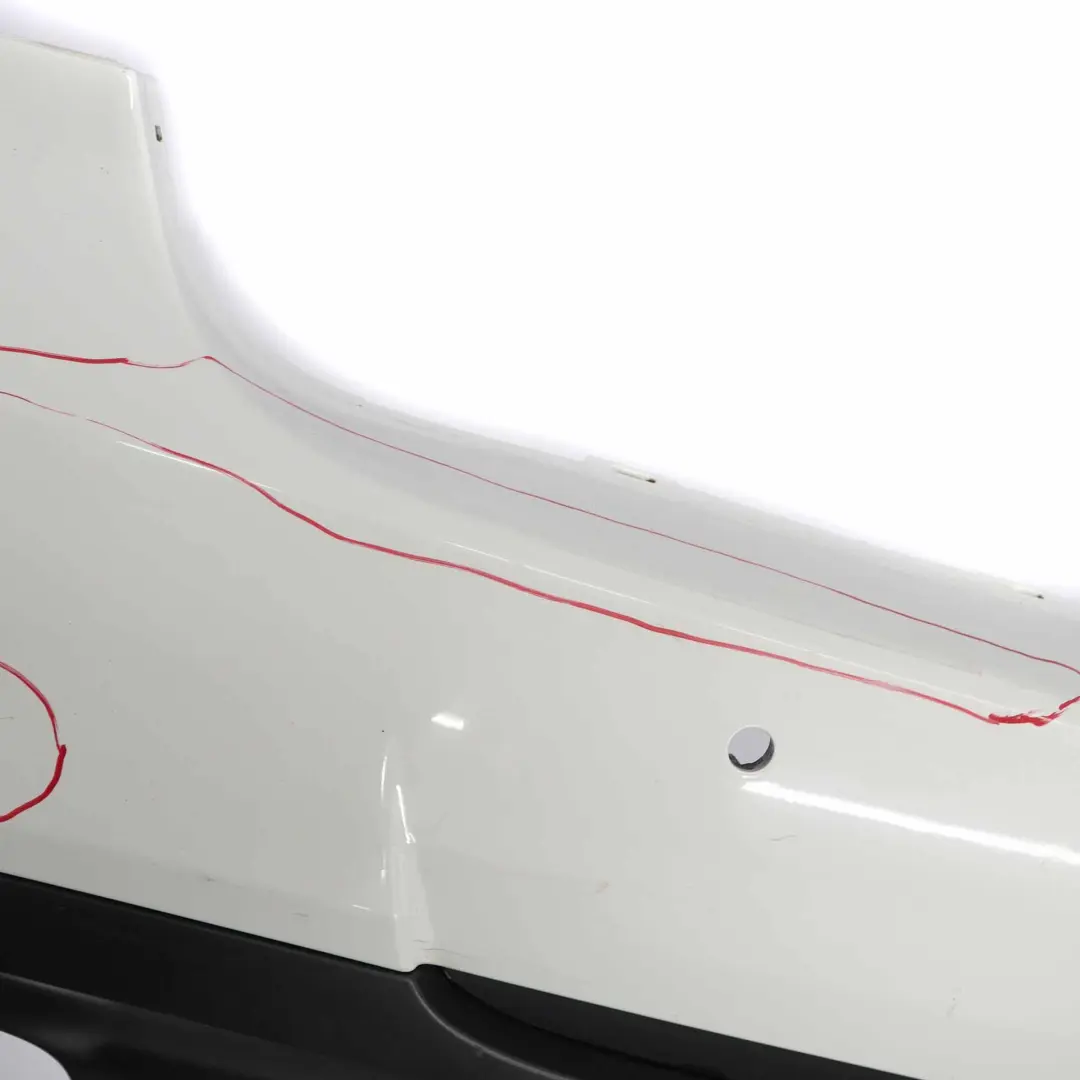 Bumper BMW E90 LCI M Sport Trim Panel PDC Alpinweiss 3 Alpine White - 300 to Rear with Part number 0033541 Rear Bumper BMW E90 LCI M Sport Trim Panel PDC Alpinweiss 3 Alpine White - 300 - SKU 0033541-AW - Part number 0033541