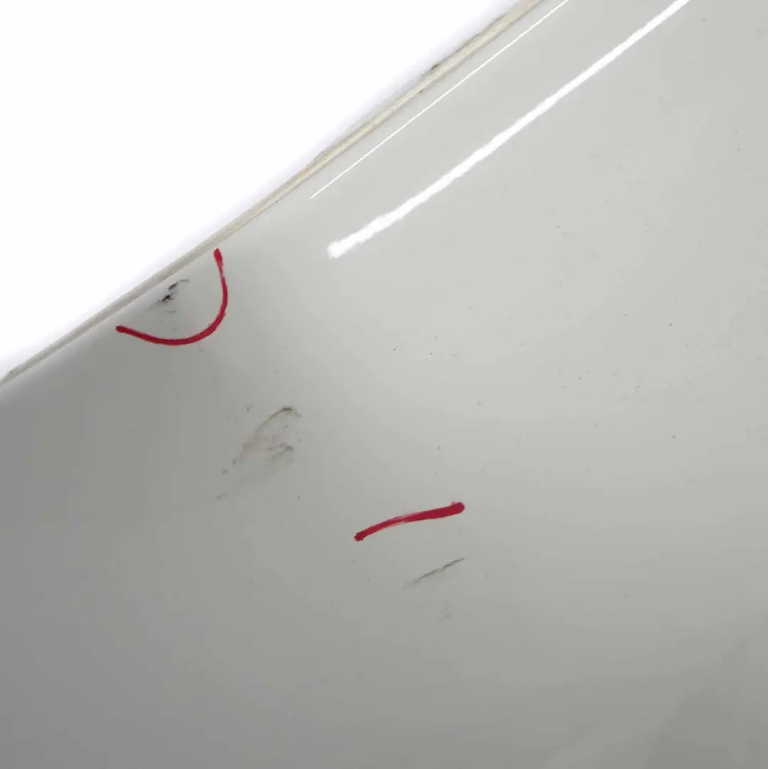 Bumper BMW E90 LCI M Sport Trim Panel PDC Alpinweiss 3 Alpine White - 300 to Rear with Part number 0033541 Rear Bumper BMW E90 LCI M Sport Trim Panel PDC Alpinweiss 3 Alpine White - 300 - SKU 0033541-AW - Part number 0033541