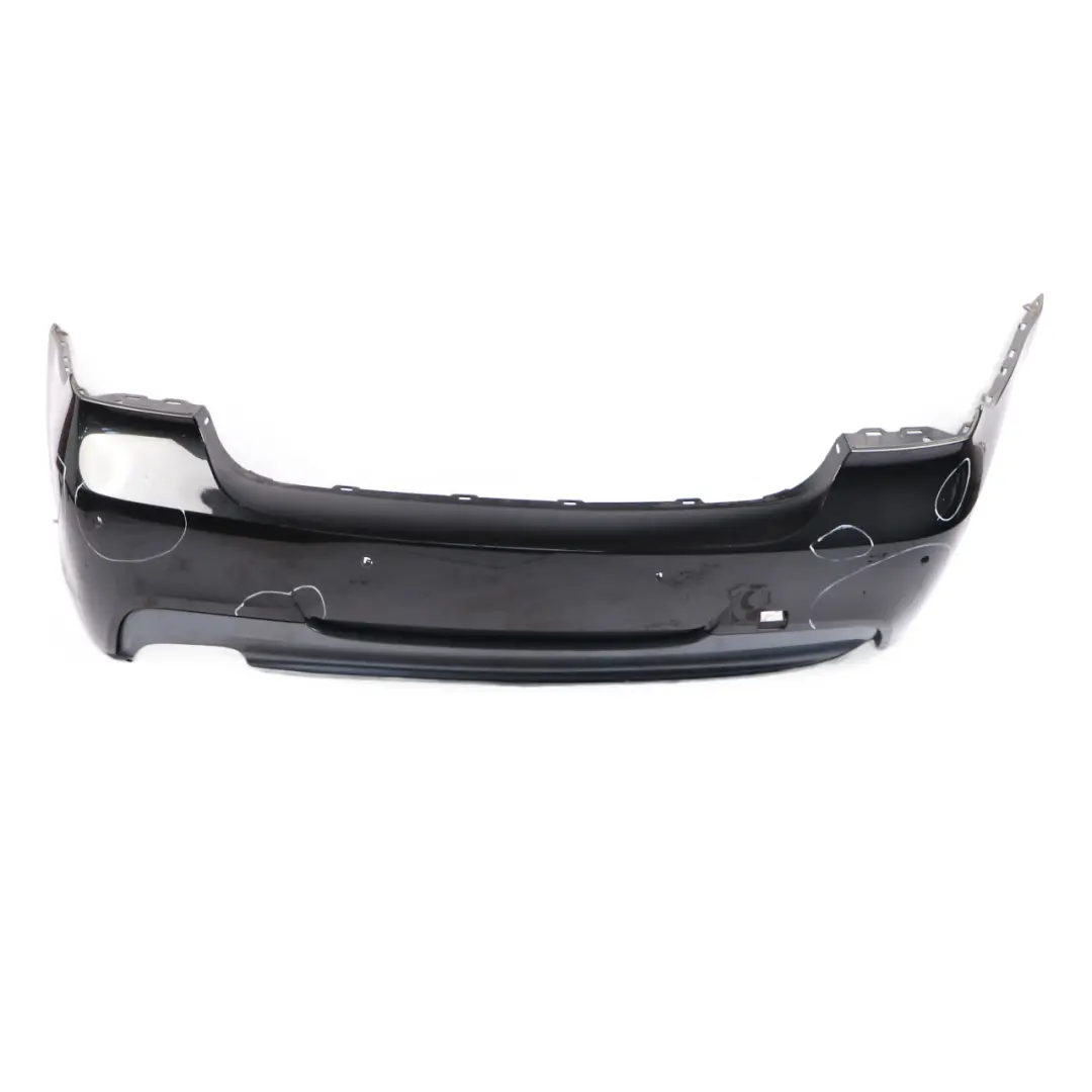 BMW E90 M Sport Rear Bumper PDC Black Sapphire Metallic - 475 - SKU 0033541-BS2 - Part number 0033541