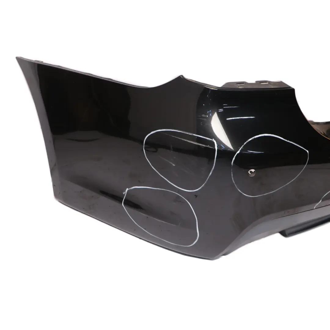 BMW E90 M Sport Rear Bumper PDC Black Sapphire Metallic - 475 - SKU 0033541-BS2 - Part number 0033541