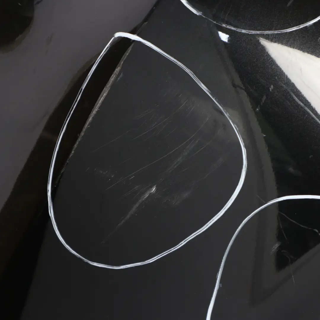BMW E90 M Sport Rear Bumper PDC Black Sapphire Metallic - 475 - SKU 0033541-BS2 - Part number 0033541