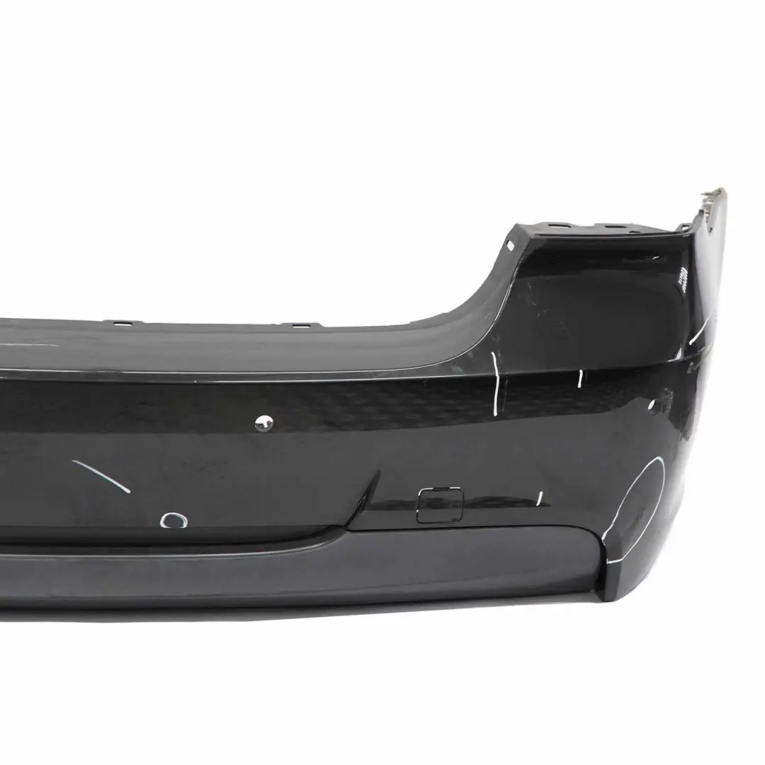 Bumper BMW E90 Trim Panel M Sport PDC Black Sapphire Metallic - 475 to Rear with Part number 0033541 Rear Bumper BMW E90 Trim Panel M Sport PDC Black Sapphire Metallic - 475 - SKU 0033541-BS3 - Part number 0033541