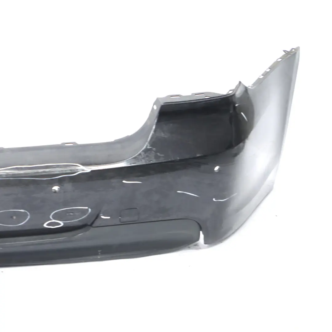 BMW E90 M Sport Rear Bumper PDC Black Sapphire Metallic - 475 - SKU 0033541-BS - Part number 0033541