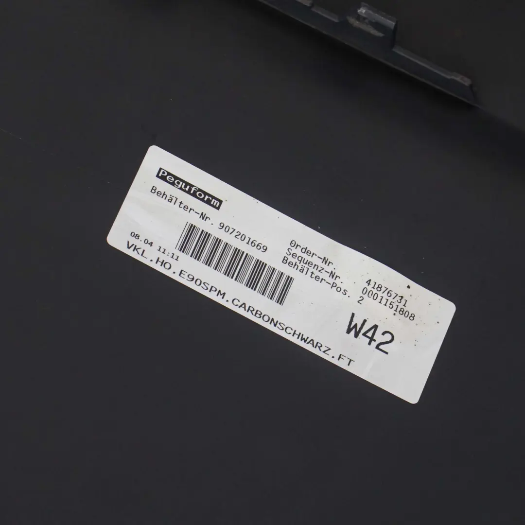 BMW E90 Zderzak Tylny Tył Carbonschwarz M-Pakiet - SKU 0033541-CAR1 - Numer Części 0033541