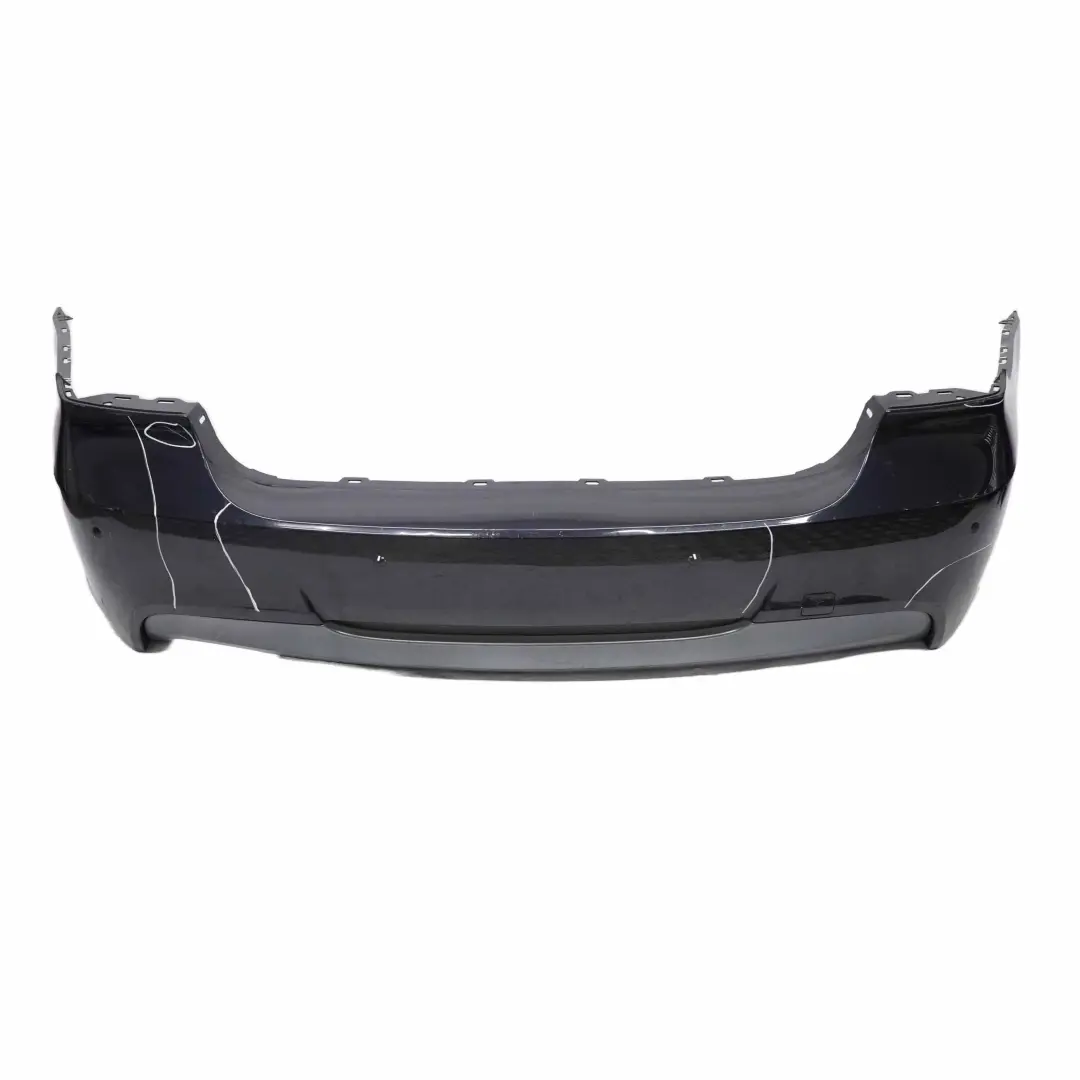 Bumper M Sport PDC Carbonschwarz Carbon Black Metallic - 416 to BMW E90 Rear with Part number 0033541 BMW E90 Rear Bumper M Sport PDC Carbonschwarz Carbon Black Metallic - 416 - SKU 0033541-CAR2 - Part number 0033541