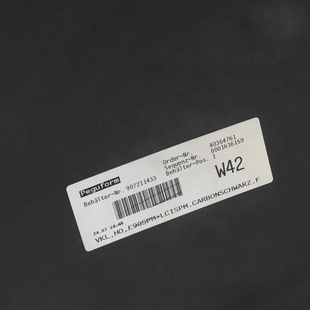 BMW E90 Rear Bumper M Sport PDC Carbonschwarz Carbon Black Metallic - 416 - SKU 0033541-CAR2 - Part number 0033541