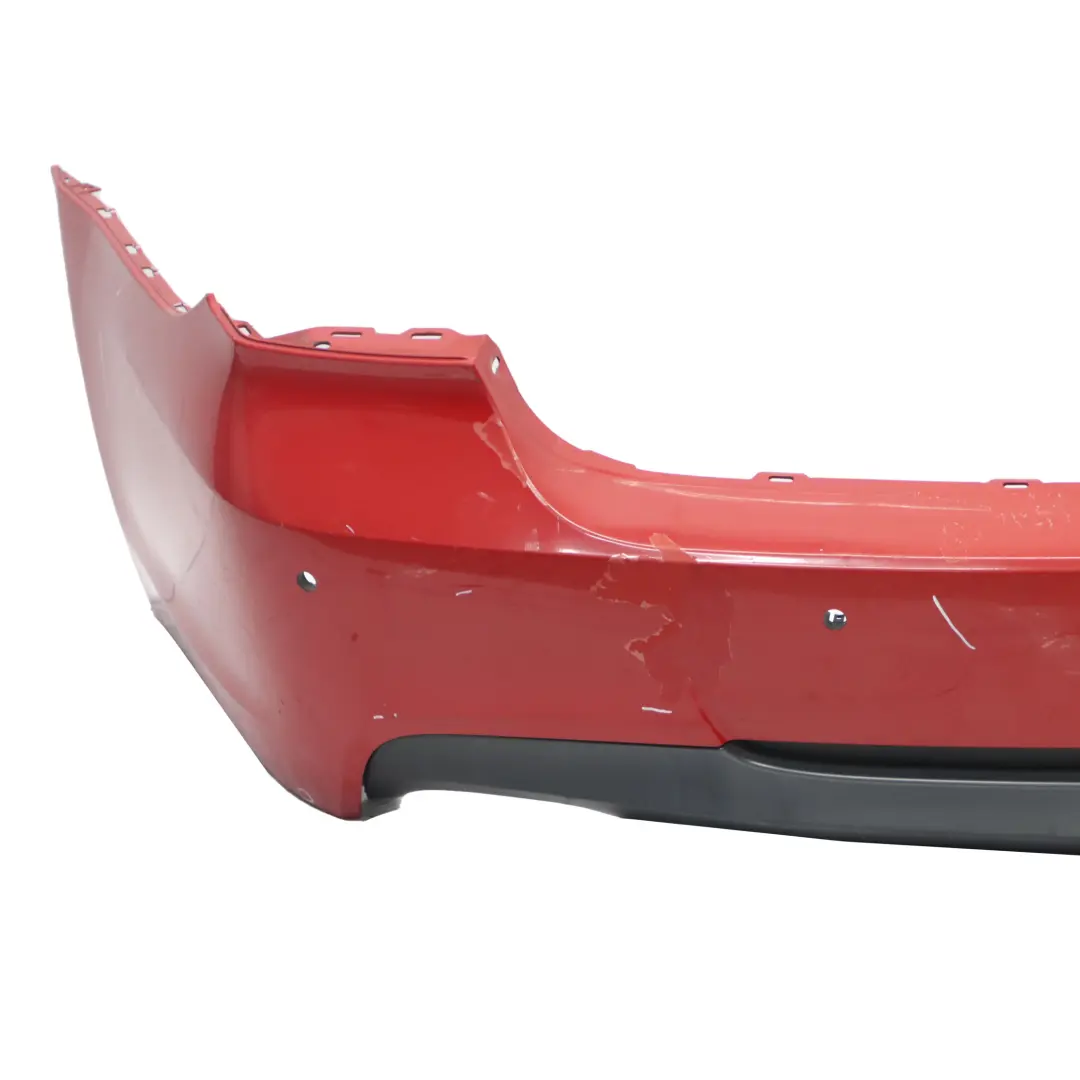 Bumper M Sport PDC Japanrot Japan Red - 438 to BMW E90 Rear with Part number 0033541 BMW E90 Rear Bumper M Sport PDC Japanrot Japan Red - 438 - SKU 0033541-JR - Part number 0033541