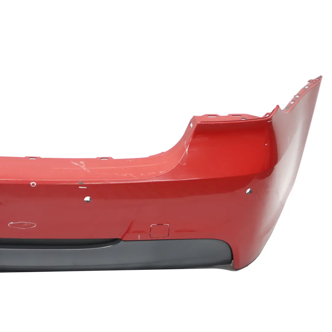 Bumper M Sport PDC Japanrot Japan Red - 438 to BMW E90 Rear with Part number 0033541 BMW E90 Rear Bumper M Sport PDC Japanrot Japan Red - 438 - SKU 0033541-JR - Part number 0033541
