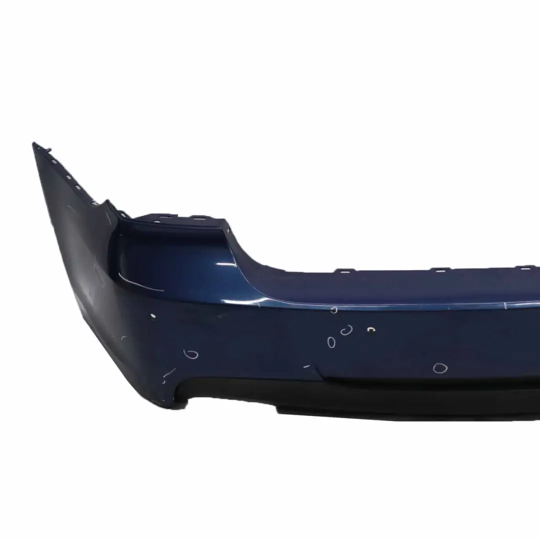 Bumper M Sport PDC Le Mans Blau Blue Metallic - 381 to BMW E90 Rear with Part number 0033541 BMW E90 Rear Bumper M Sport PDC Le Mans Blau Blue Metallic - 381 - SKU 0033541-LMB5 - Part number 0033541