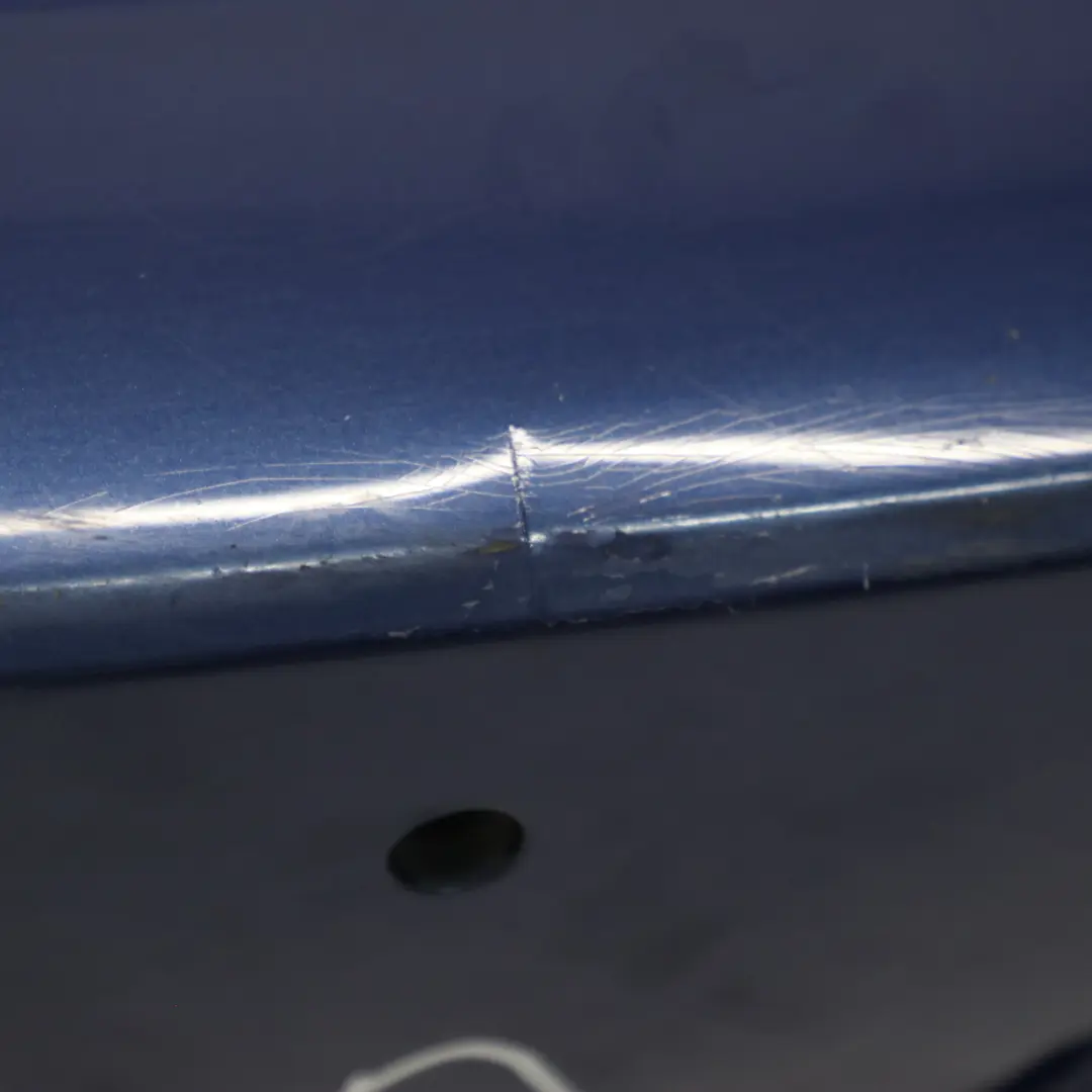 Bumper M Sport PDC Le Mans Blau Blue Metallic - 381 to BMW E90 Rear with Part number 0033541 BMW E90 Rear Bumper M Sport PDC Le Mans Blau Blue Metallic - 381 - SKU 0033541-LMB5 - Part number 0033541