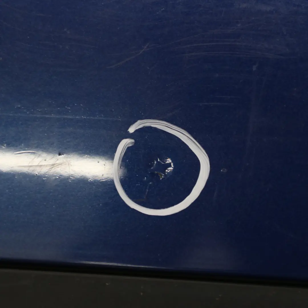 Bumper M Sport PDC Le Mans Blau Blue Metallic - 381 to BMW E90 Rear with Part number 0033541 BMW E90 Rear Bumper M Sport PDC Le Mans Blau Blue Metallic - 381 - SKU 0033541-LMB5 - Part number 0033541