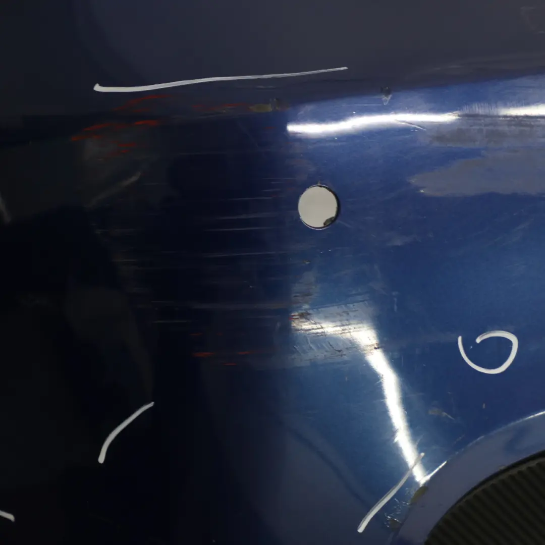 Bumper M Sport PDC Le Mans Blau Blue Metallic - 381 to BMW E90 Rear with Part number 0033541 BMW E90 Rear Bumper M Sport PDC Le Mans Blau Blue Metallic - 381 - SKU 0033541-LMB5 - Part number 0033541