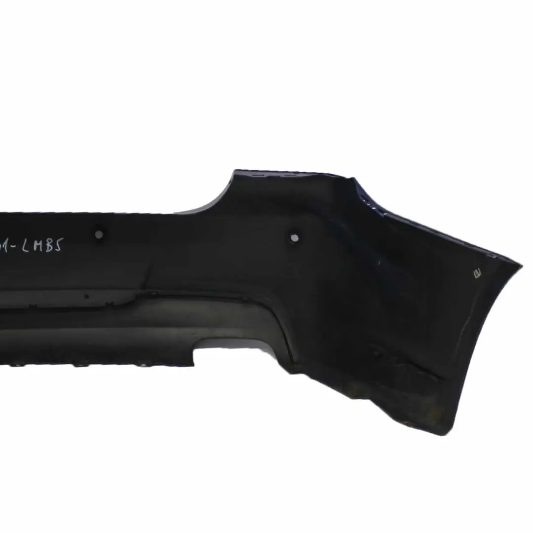 Bumper M Sport PDC Le Mans Blau Blue Metallic - 381 to BMW E90 Rear with Part number 0033541 BMW E90 Rear Bumper M Sport PDC Le Mans Blau Blue Metallic - 381 - SKU 0033541-LMB5 - Part number 0033541