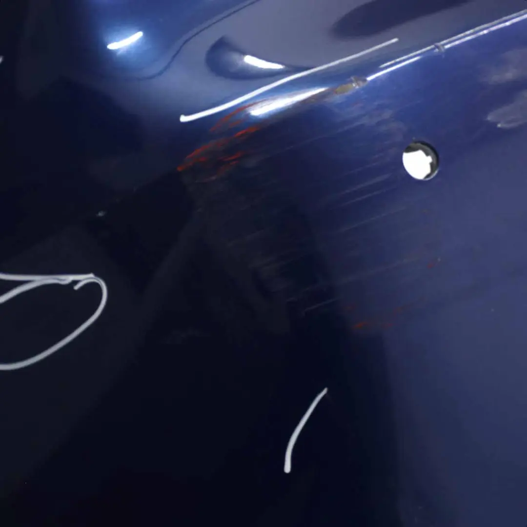 Bumper M Sport PDC Le Mans Blau Blue Metallic - 381 to BMW E90 Rear with Part number 0033541 BMW E90 Rear Bumper M Sport PDC Le Mans Blau Blue Metallic - 381 - SKU 0033541-LMB5 - Part number 0033541