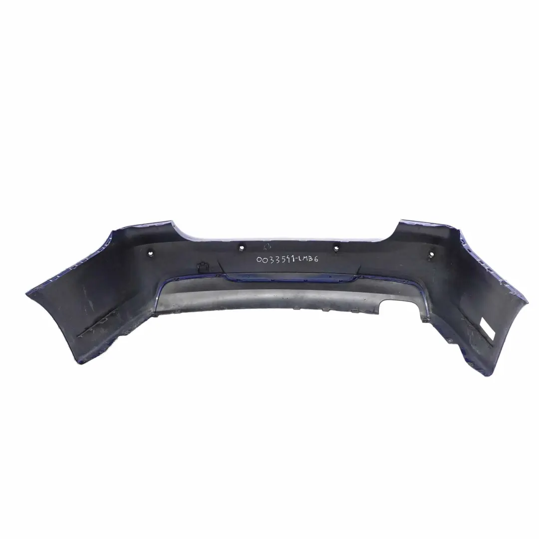 Bumper M Sport PDC Le Mans Blau Blue Metallic - 381 to BMW E90 Rear with Part number 0033541 BMW E90 Rear Bumper M Sport PDC Le Mans Blau Blue Metallic - 381 - SKU 0033541-LMB6 - Part number 0033541
