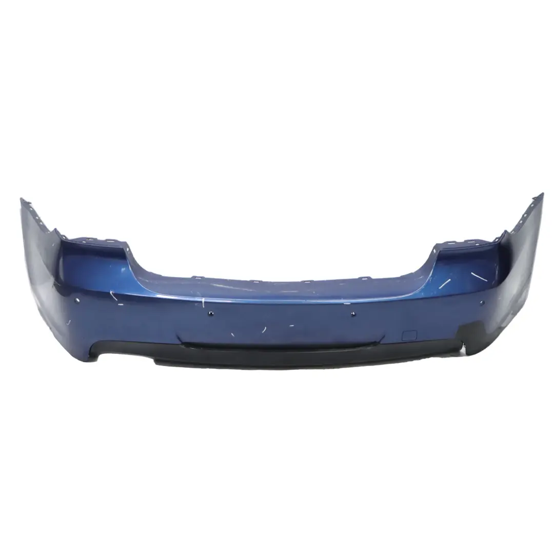Bumper M Sport PDC Le Mans Blau Blue Metallic - 381 to BMW E90 Rear with Part number 0033541 BMW E90 Rear Bumper M Sport PDC Le Mans Blau Blue Metallic - 381 - SKU 0033541-LMB7 - Part number 0033541