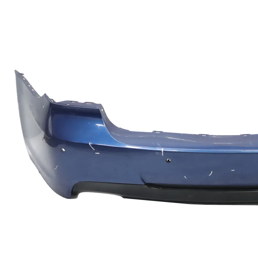 Bumper M Sport PDC Le Mans Blau Blue Metallic - 381 to BMW E90 Rear with Part number 0033541 BMW E90 Rear Bumper M Sport PDC Le Mans Blau Blue Metallic - 381 - SKU 0033541-LMB7 - Part number 0033541