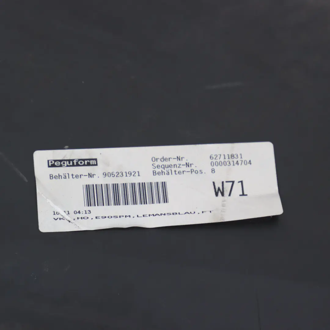 BMW E90 Zderzak Tylny Osłona M-Pakiet PDC Le Mans Blau Metallic - 381 - SKU 0033541-LMB7 - Numer Części 0033541
