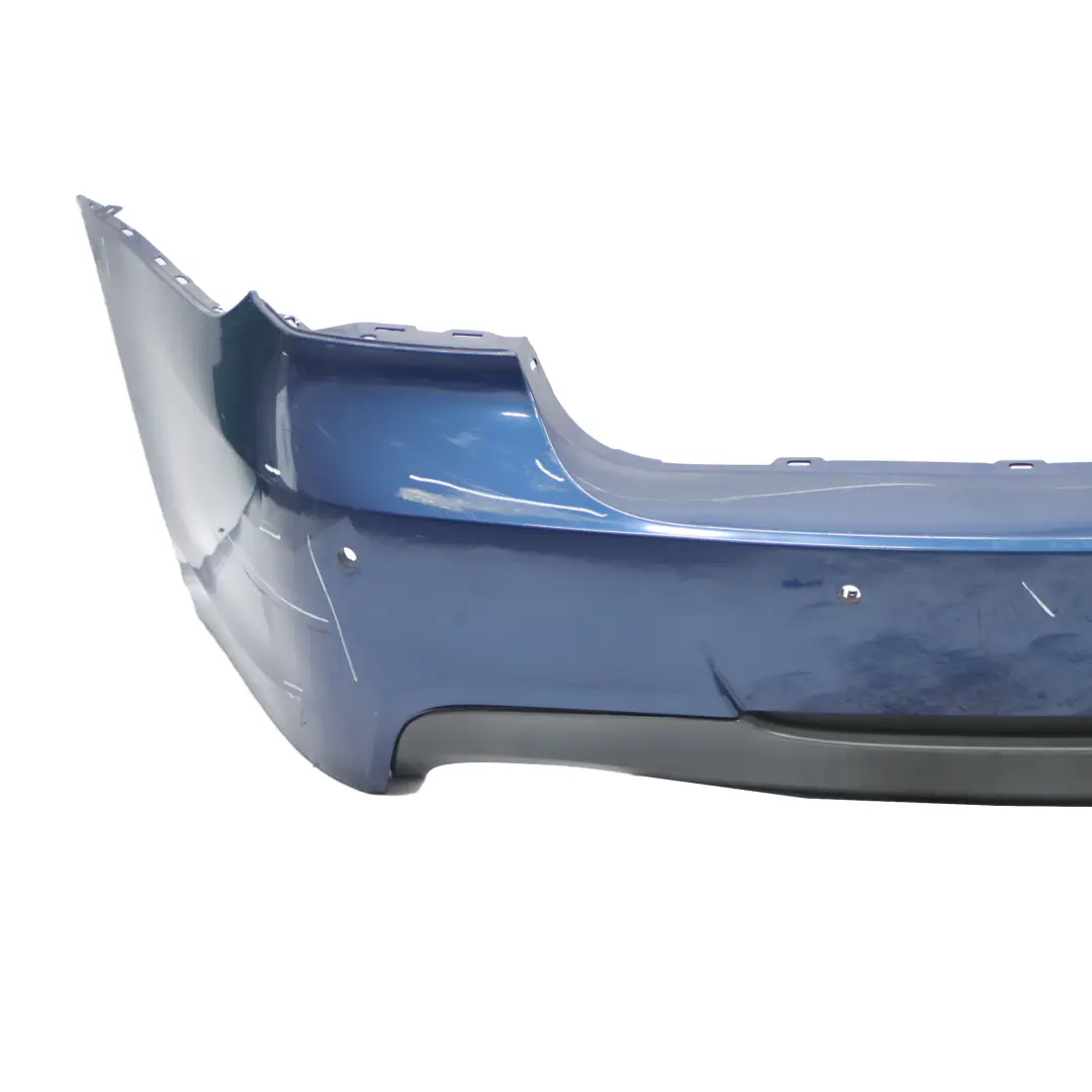 Bumper M Sport PDC Le Mans Blau Blue Metallic - 381 to BMW E90 Rear with Part number 0033541 BMW E90 Rear Bumper M Sport PDC Le Mans Blau Blue Metallic - 381 - SKU 0033541-LMB8 - Part number 0033541