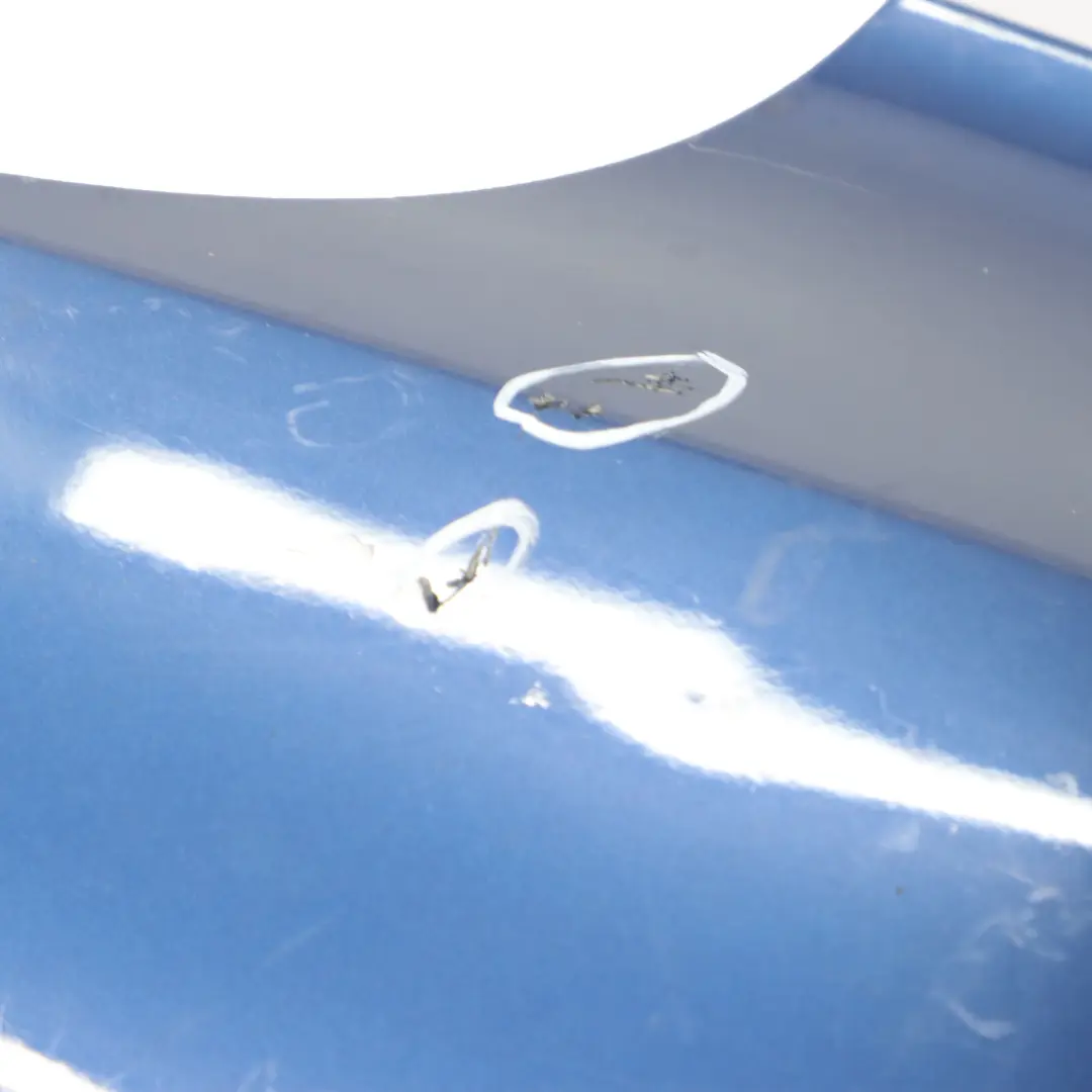 Bumper M Sport PDC Le Mans Blau Blue Metallic - 381 to BMW E90 Rear with Part number 0033541 BMW E90 Rear Bumper M Sport PDC Le Mans Blau Blue Metallic - 381 - SKU 0033541-LMB8 - Part number 0033541