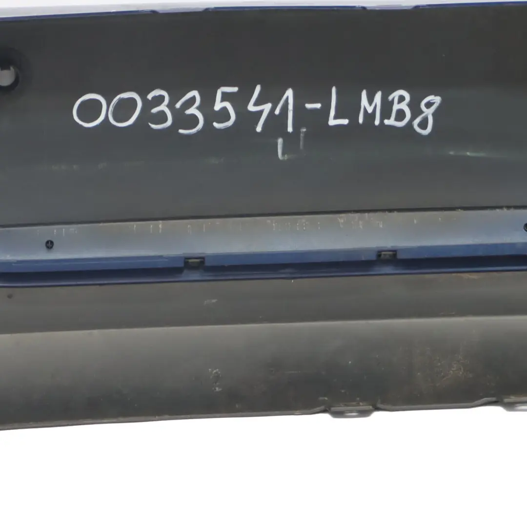 Bumper M Sport PDC Le Mans Blau Blue Metallic - 381 to BMW E90 Rear with Part number 0033541 BMW E90 Rear Bumper M Sport PDC Le Mans Blau Blue Metallic - 381 - SKU 0033541-LMB8 - Part number 0033541