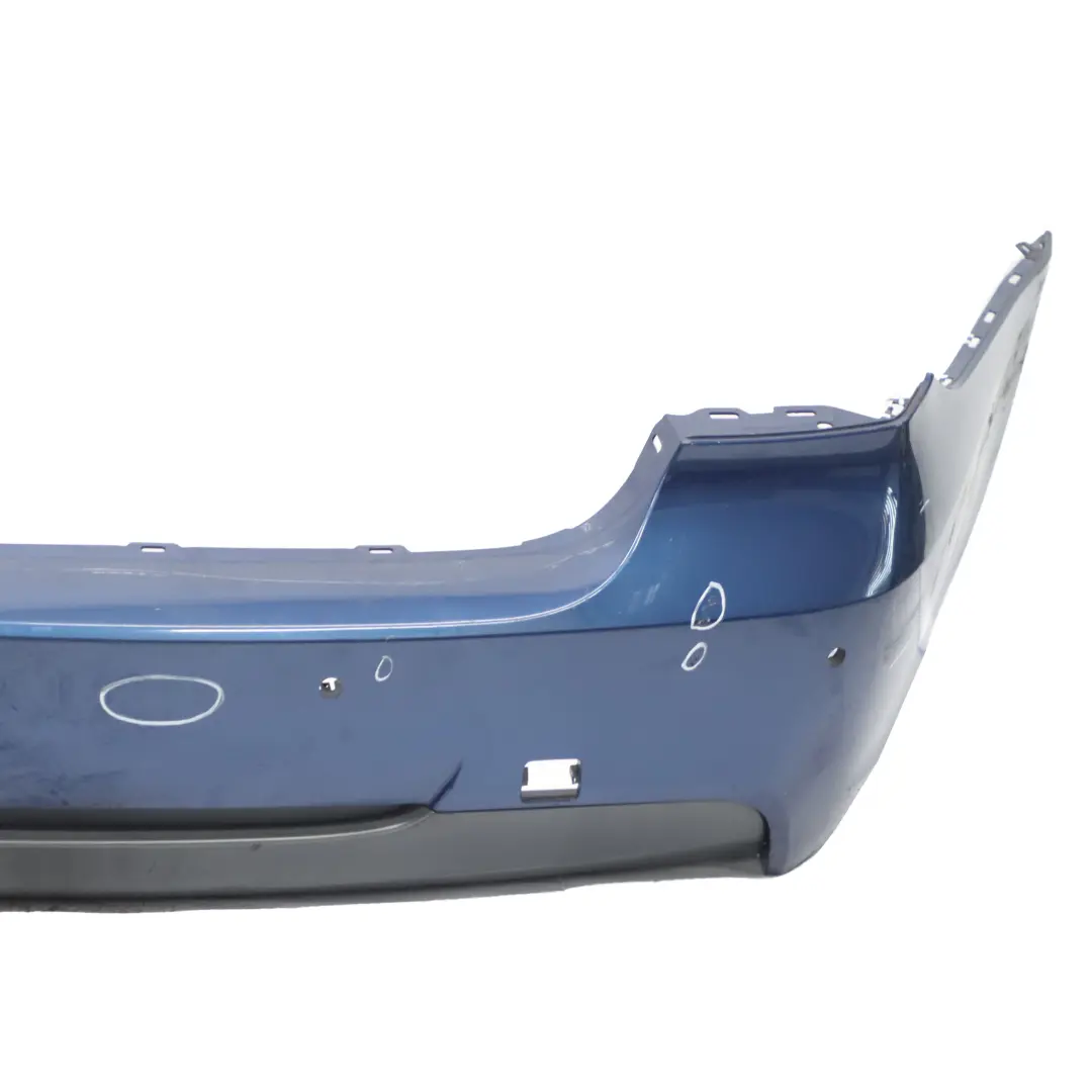 Bumper M Sport PDC Le Mans Blau Blue Metallic - 381 to BMW E90 Rear with Part number 0033541 BMW E90 Rear Bumper M Sport PDC Le Mans Blau Blue Metallic - 381 - SKU 0033541-LMB8 - Part number 0033541