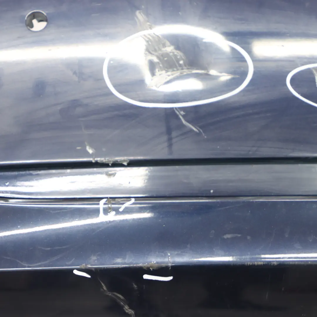 BMW E90 Rear Bumper M Sport PDC Monacoblau Monaco Blue Metallic - A35 - SKU 0033541-MB - Part number 0033541
