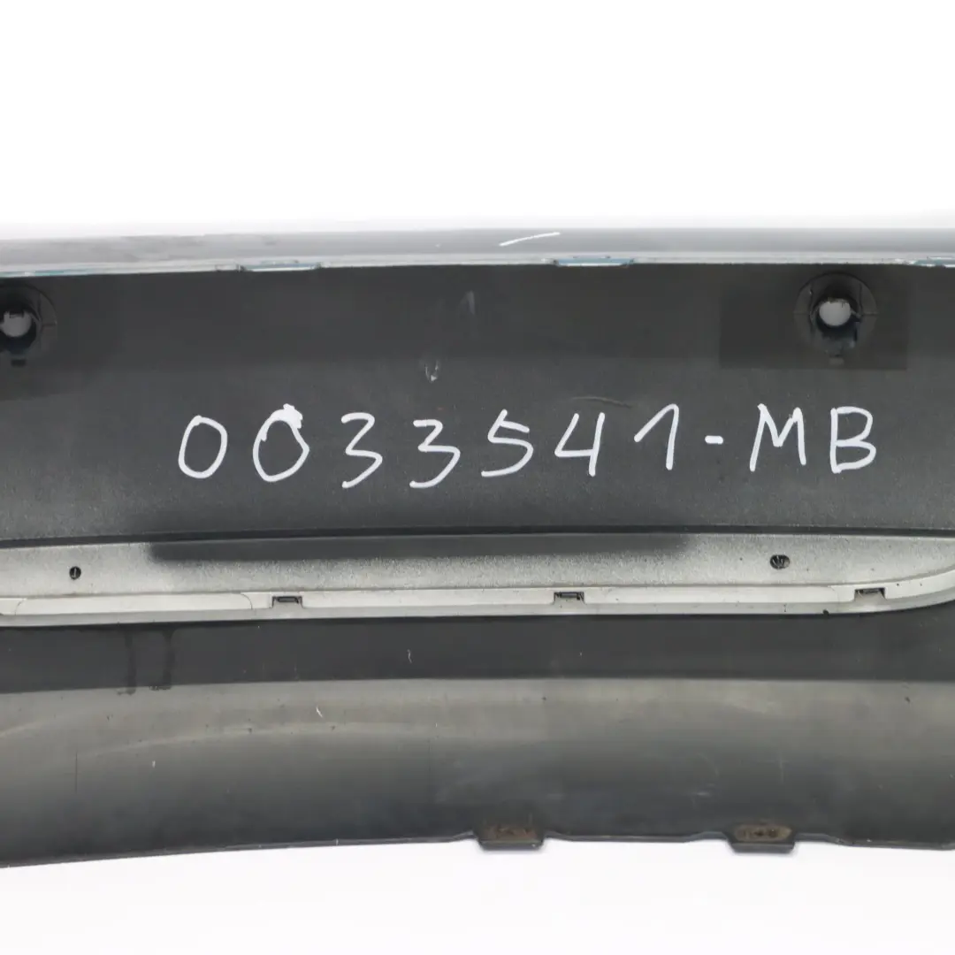 Bumper M Sport PDC Monacoblau Monaco Blue Metallic - A35 to BMW E90 Rear with Part number 0033541 BMW E90 Rear Bumper M Sport PDC Monacoblau Monaco Blue Metallic - A35 - SKU 0033541-MB - Part number 0033541