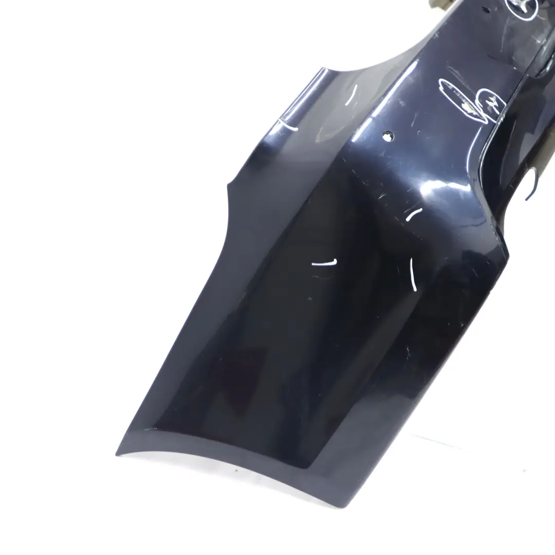 Bumper M Sport PDC Monacoblau Monaco Blue Metallic - A35 to BMW E90 Rear with Part number 0033541 BMW E90 Rear Bumper M Sport PDC Monacoblau Monaco Blue Metallic - A35 - SKU 0033541-MB - Part number 0033541