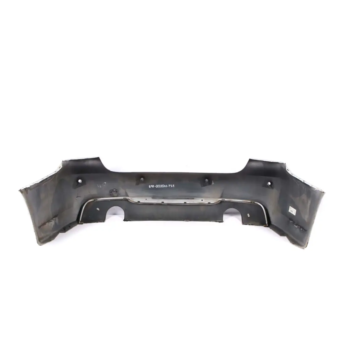 BMW 3 E90 335i 335d M Sport Rear Bumper PDC Titansilber Titan Silver Silber 354 - SKU 0033541-TS1 - Part number 0033541