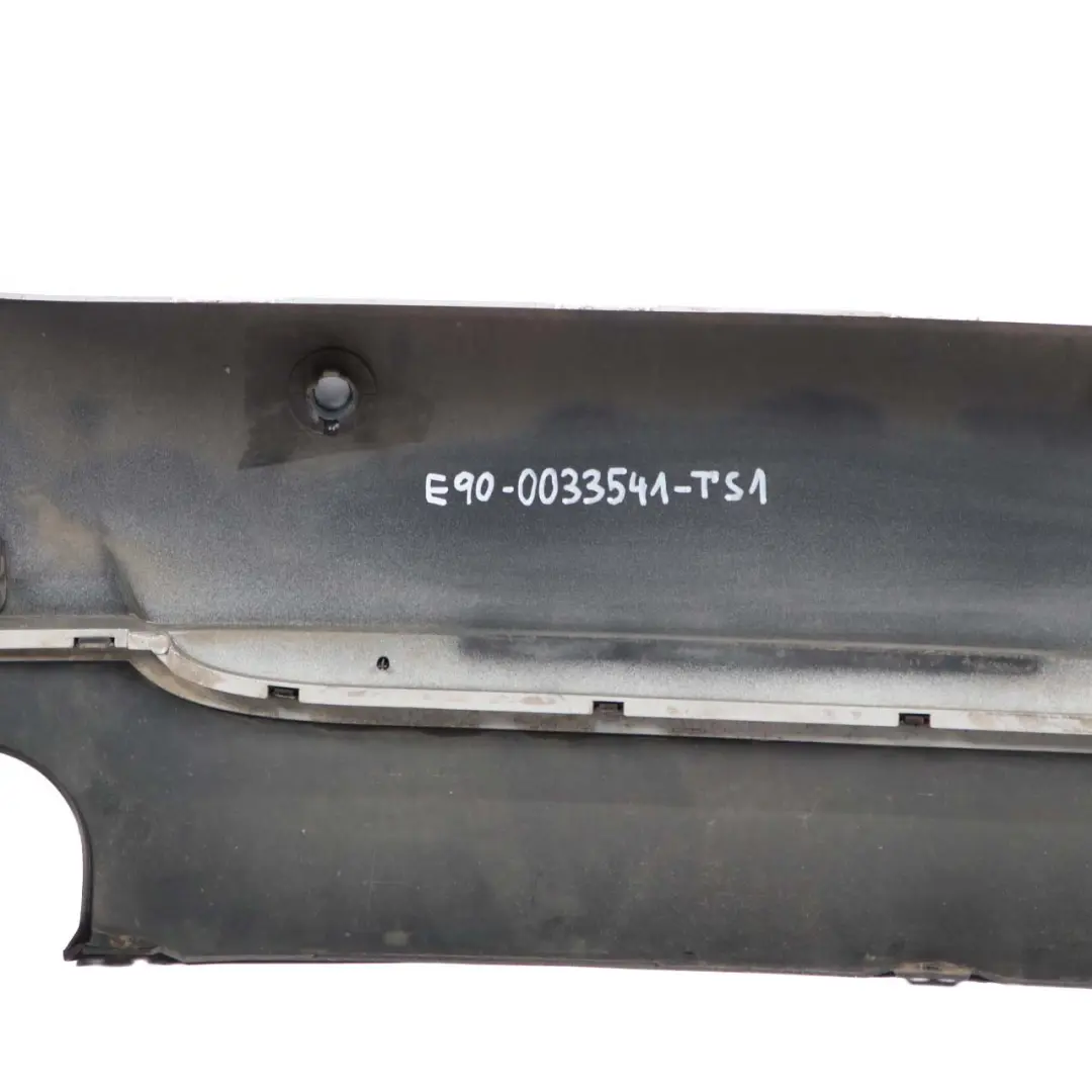 BMW 3 E90 335i 335d M Sport Rear Bumper PDC Titansilber Titan Silver Silber 354 - SKU 0033541-TS1 - Part number 0033541