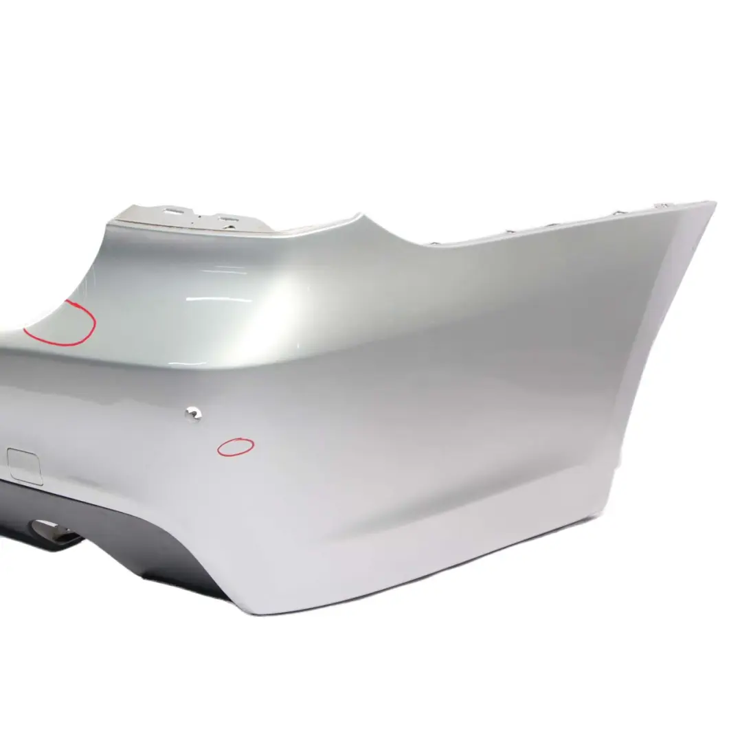 Bumper PDC Titansilber Titan Silver Silber 354 to BMW 3 E90 335i 335d M Sport Rear with Part number 0033541 BMW 3 E90 335i 335d M Sport Rear Bumper PDC Titansilber Titan Silver Silber 354 - SKU 0033541-TS1 - Part number 0033541