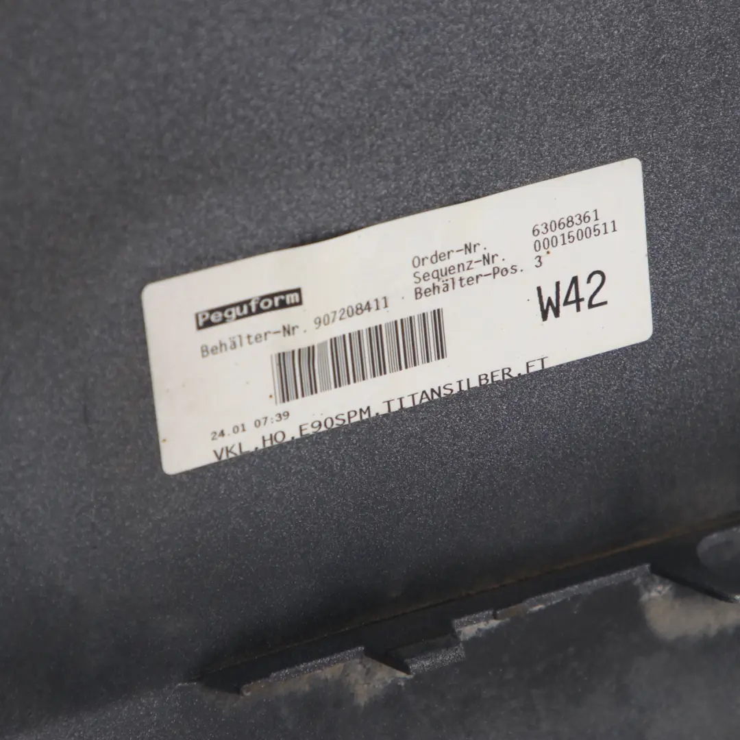 Bumper PDC Titansilber Titan Silver Silber 354 to BMW 3 E90 335i 335d M Sport Rear with Part number 0033541 BMW 3 E90 335i 335d M Sport Rear Bumper PDC Titansilber Titan Silver Silber 354 - SKU 0033541-TS1 - Part number 0033541