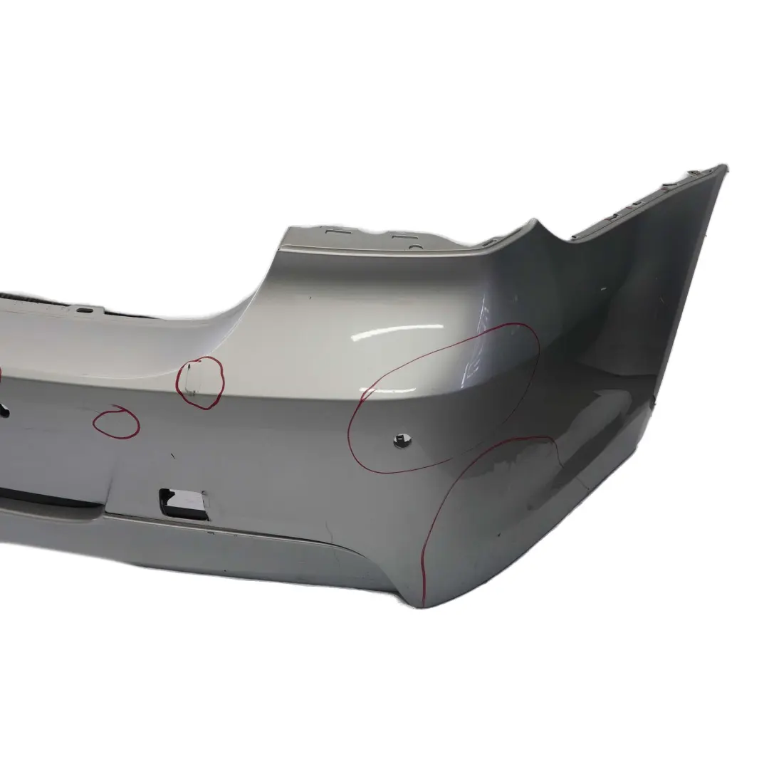 Bumper BMW E90 Trim Panel M Sport PDC Titansilber Titan Silver Silber - 354 to Rear with Part number 0033541 Rear Bumper BMW E90 Trim Panel M Sport PDC Titansilber Titan Silver Silber - 354 - SKU 0033541-TS4 - Part number 0033541
