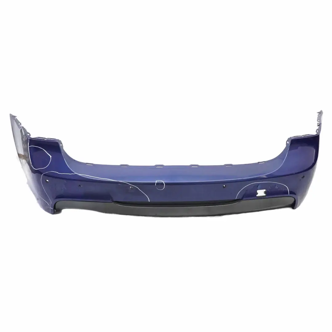 BMW E91 Touring Bumper Rear M Sport Trim Panel Le Mans Blue Metallic - 381 - SKU 0033543-LMB - Part number 0033543