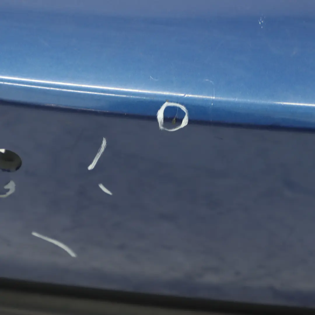 BMW E91 Touring Bumper Rear M Sport Trim Panel Le Mans Blue Metallic - 381 - SKU 0033543-LMB2 - Part number 0033543