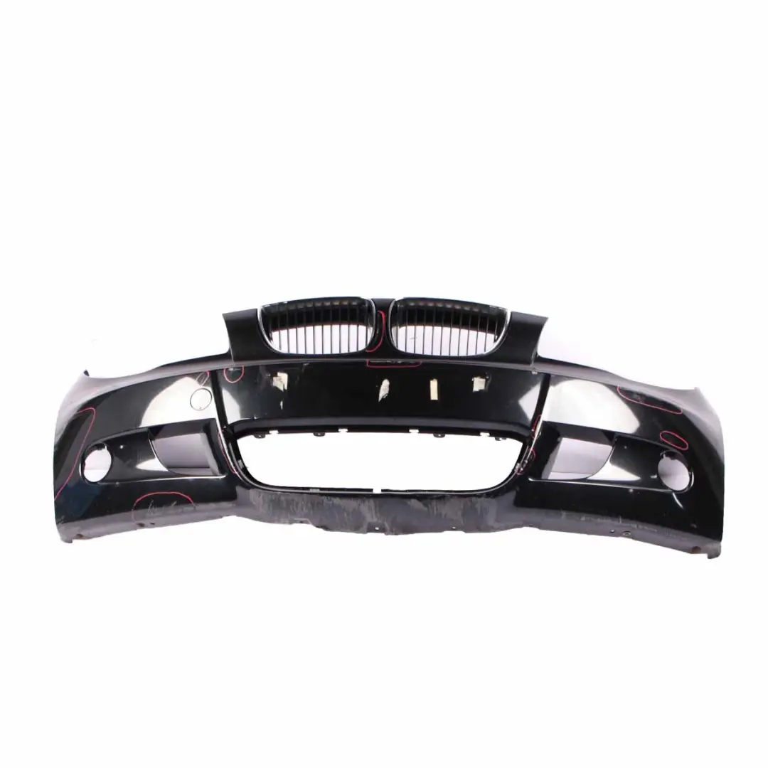 BMW E81 E87 M Sport Front Bumper Trim Panel Black Sapphire Metallic - 475 - SKU 0033550-BS - Part number 0033550