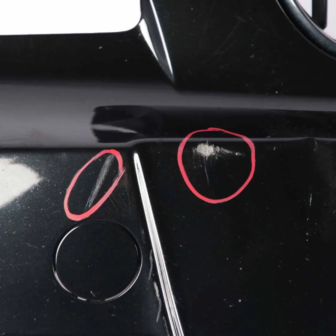 BMW E81 E87 M Sport Front Bumper Trim Panel Black Sapphire Metallic - 475 - SKU 0033550-BS - Part number 0033550